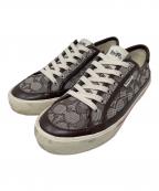 COACHコーチ）の古着「ローカットスニーカー CITYSOLE プラットフォーム スニーカー」｜ブラウン