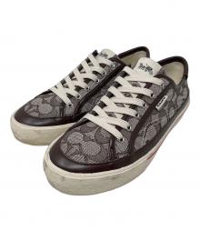 COACH（コーチ）の古着「ローカットスニーカー CITYSOLE プラットフォーム スニーカー」｜ブラウン
