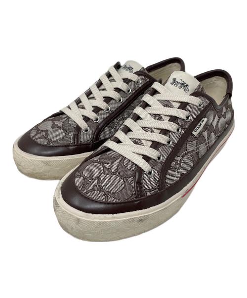 COACH（コーチ）COACH (コーチ) ローカットスニーカー CITYSOLE プラットフォーム スニーカー ブラウン サイズ:24.5cmの古着・服飾アイテム