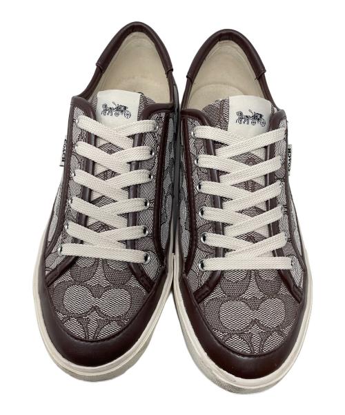 COACH（コーチ）COACH (コーチ) ローカットスニーカー CITYSOLE プラットフォーム スニーカー ブラウン サイズ:24.5cmの古着・服飾アイテム