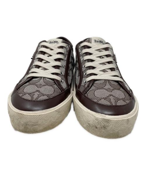 COACH（コーチ）COACH (コーチ) ローカットスニーカー CITYSOLE プラットフォーム スニーカー ブラウン サイズ:24.5cmの古着・服飾アイテム