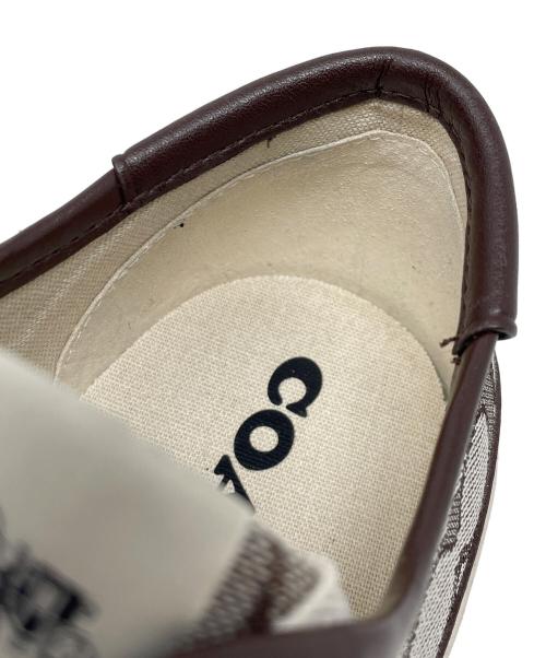 COACH（コーチ）COACH (コーチ) ローカットスニーカー CITYSOLE プラットフォーム スニーカー ブラウン サイズ:24.5cmの古着・服飾アイテム