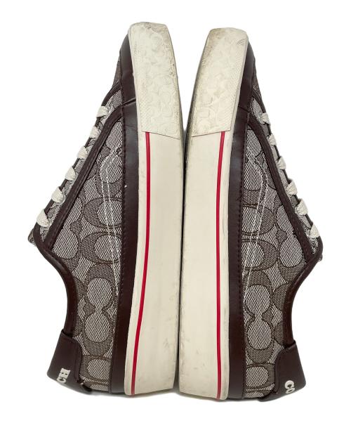 COACH（コーチ）COACH (コーチ) ローカットスニーカー CITYSOLE プラットフォーム スニーカー ブラウン サイズ:24.5cmの古着・服飾アイテム