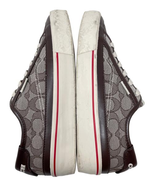 COACH（コーチ）COACH (コーチ) ローカットスニーカー CITYSOLE プラットフォーム スニーカー ブラウン サイズ:24.5cmの古着・服飾アイテム