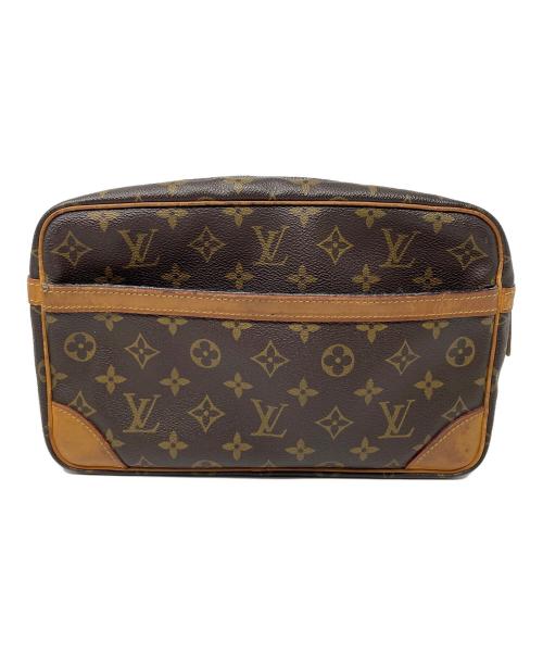 LOUIS VUITTON（ルイ ヴィトン）LOUIS VUITTON (ルイ ヴィトン) クラッチバッグ モノグラム コンピエーニュ28 ブラウン サイズ:実寸サイズにてご確認ください。の古着・服飾アイテム