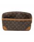 LOUIS VUITTON（ルイ ヴィトン）の古着「クラッチバッグ モノグラム コンピエーニュ28」｜ブラウン