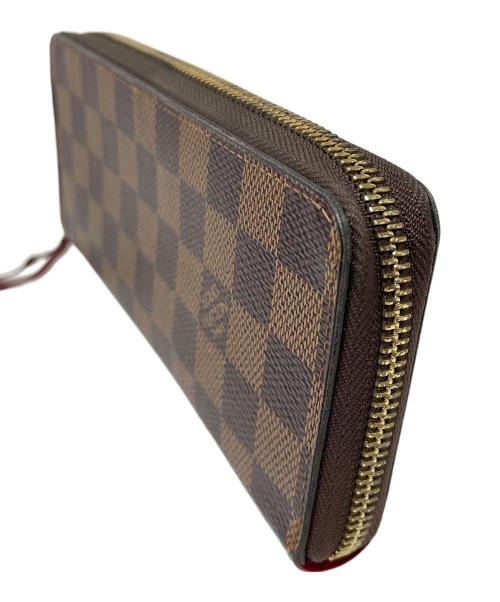LOUIS VUITTON（ルイ ヴィトン）LOUIS VUITTON (ルイ ヴィトン) 長財布 ポルトフォイユ・クレマンス ダミエ ブラウン×ブラック サイズ:実寸サイズにてご確認ください。の古着・服飾アイテム
