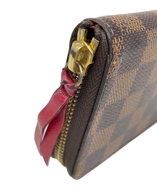 LOUIS VUITTON（ルイ ヴィトン）LOUIS VUITTON (ルイ ヴィトン) 長財布 ポルトフォイユ・クレマンス ダミエ ブラウン×ブラック サイズ:実寸サイズにてご確認ください。の古着・服飾アイテム