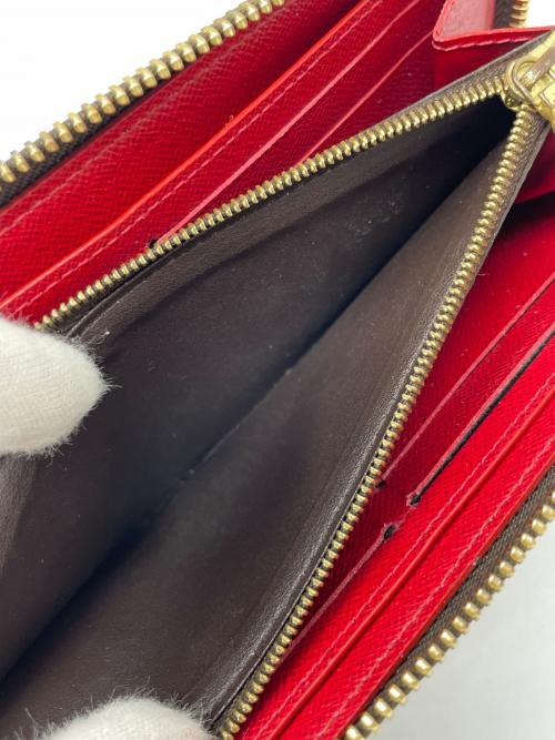 LOUIS VUITTON（ルイ ヴィトン）LOUIS VUITTON (ルイ ヴィトン) 長財布 ポルトフォイユ・クレマンス ダミエ ブラウン×ブラック サイズ:実寸サイズにてご確認ください。の古着・服飾アイテム