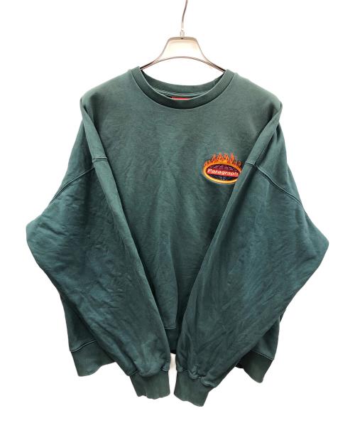 paragraph（パラグラフ）paragraph (パラグラフ) スウェット グリーン サイズ:2の古着・服飾アイテム