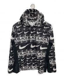 BLACK COMME des GARCONS×NIKE（ブラックコムデギャルソン×ナイキ）の古着「ジップアップパーカー」｜ブラック×ホワイト
