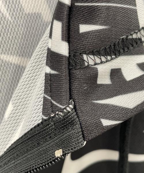 BLACK COMME des GARCONS（ブラックコムデギャルソン）BLACK COMME des GARCONS (ブラックコムデギャルソン) NIKE (ナイキ) ジップアップパーカー ブラック×ホワイト サイズ:XLの古着・服飾アイテム