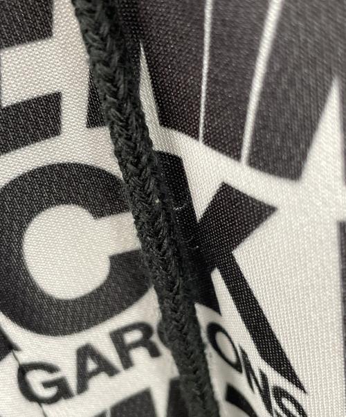 BLACK COMME des GARCONS（ブラックコムデギャルソン）BLACK COMME des GARCONS (ブラックコムデギャルソン) NIKE (ナイキ) ジップアップパーカー ブラック×ホワイト サイズ:XLの古着・服飾アイテム