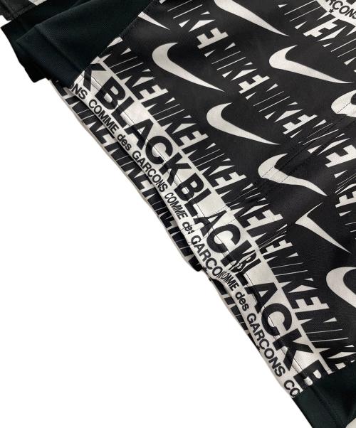 BLACK COMME des GARCONS（ブラックコムデギャルソン）BLACK COMME des GARCONS (ブラックコムデギャルソン) NIKE (ナイキ) ジップアップパーカー ブラック×ホワイト サイズ:XLの古着・服飾アイテム