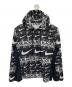 BLACK COMME des GARCONS（ブラックコムデギャルソン）の古着「ジップアップパーカー」｜ブラック×ホワイト