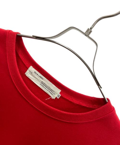 OFFWHITE（オフホワイト）OFFWHITE (オフホワイト) スウェット レッド サイズ:XLの古着・服飾アイテム