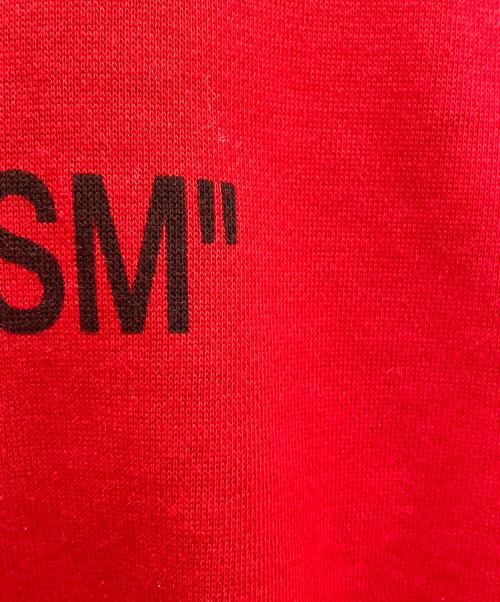 OFFWHITE（オフホワイト）OFFWHITE (オフホワイト) スウェット レッド サイズ:XLの古着・服飾アイテム