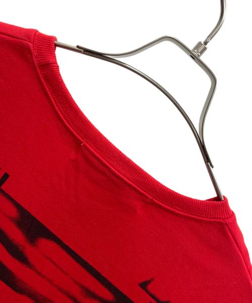 OFFWHITE（オフホワイト）OFFWHITE (オフホワイト) スウェット レッド サイズ:XLの古着・服飾アイテム