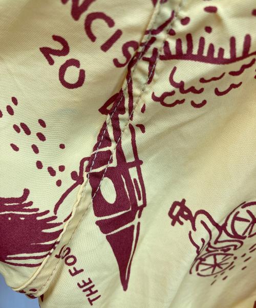 Sun Surf（サンサーフ）Sun Surf オープンカラーシャツ  L/S RAYON HAWAIIAN SHIRT “GOOD OLD DAYS”（ロングスリーブ レーヨン ハワイアン シャツ “グッド オールド デイズ”） イエロー サイズ:XXLの古着・服飾アイテム