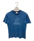 anvil×SNOOPYアンヴィル×スヌーピー）の古着「90’sキャラクターTシャツ」｜ブルー