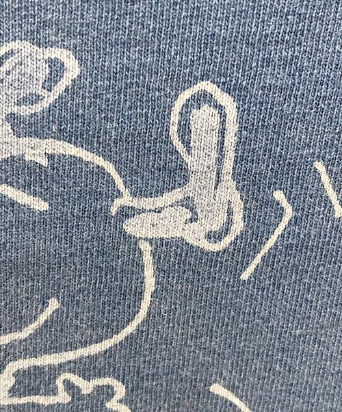 anvil（アンヴィル）anvil (アンヴィル) SNOOPY (スヌーピー) 90’sキャラクターTシャツ ブルー サイズ:Sの古着・服飾アイテム