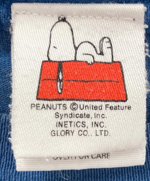 anvil（アンヴィル）anvil (アンヴィル) SNOOPY (スヌーピー) 90’sキャラクターTシャツ ブルー サイズ:Sの古着・服飾アイテム