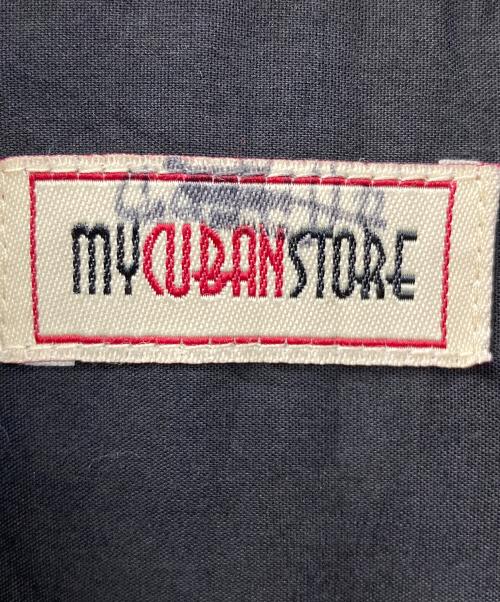 my cuban store（マイキューバシャツ）my cuban store (マイキューバシャツ) キューバシャツ ブラック サイズ:実寸サイズにてご確認ください。の古着・服飾アイテム