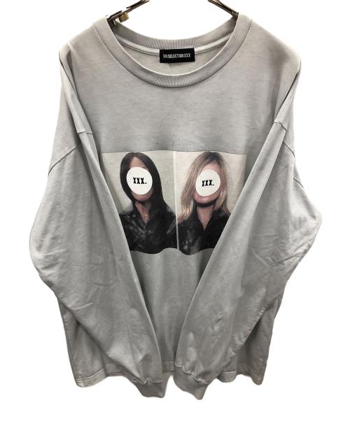 GOD SELECTION XXX（ゴッド セレクション トリプルエックス）GOD SELECTION XXX (ゴッド セレクション トリプルエックス) 長袖Tシャツ グレー サイズ:XLの古着・服飾アイテム