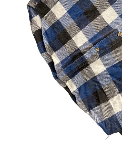 big mac（ビッグマック）big mac (ビッグマック) ネルシャツ ブルー×ホワイト サイズ:L/Gの古着・服飾アイテム