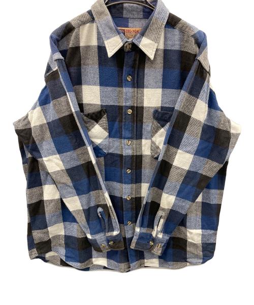 big mac（ビッグマック）big mac (ビッグマック) ネルシャツ ブルー×ホワイト サイズ:L/Gの古着・服飾アイテム