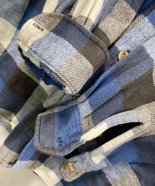 big mac（ビッグマック）big mac (ビッグマック) ネルシャツ ブルー×ホワイト サイズ:L/Gの古着・服飾アイテム