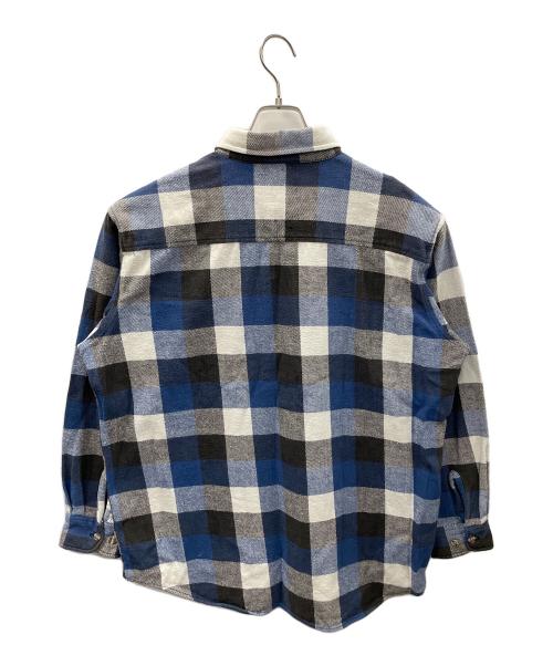 big mac（ビッグマック）big mac (ビッグマック) ネルシャツ ブルー×ホワイト サイズ:L/Gの古着・服飾アイテム