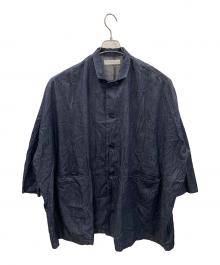 SETTO（セット）の古着「ステンカラーコート」｜インディゴ