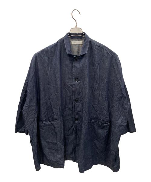 SETTO（セット）SETTO (セット) ステンカラーコート インディゴ サイズ:Fの古着・服飾アイテム