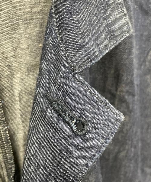 SETTO（セット）SETTO (セット) ステンカラーコート インディゴ サイズ:Fの古着・服飾アイテム