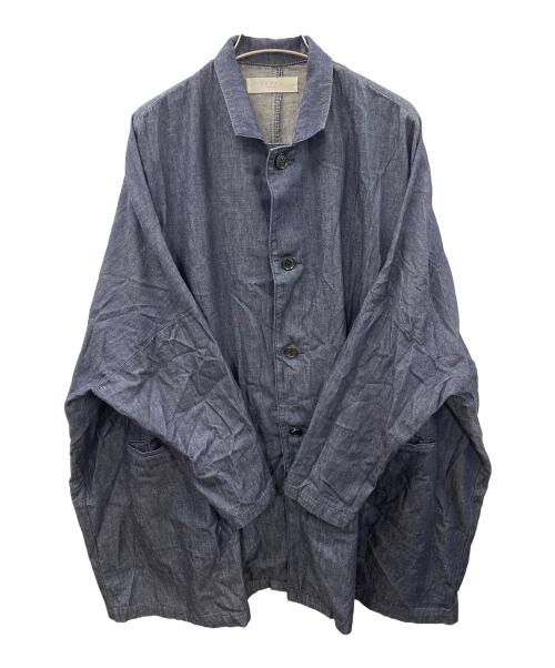 SETTO（セット）SETTO (セット) ステンカラーコート インディゴ サイズ:Fの古着・服飾アイテム