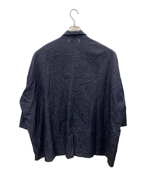 SETTO（セット）SETTO (セット) ステンカラーコート インディゴ サイズ:Fの古着・服飾アイテム