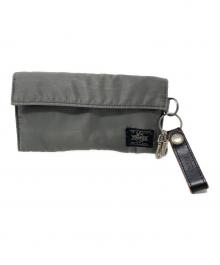 PORTER（ポーター）の古着「長財布 タンカー」｜セージグリーン