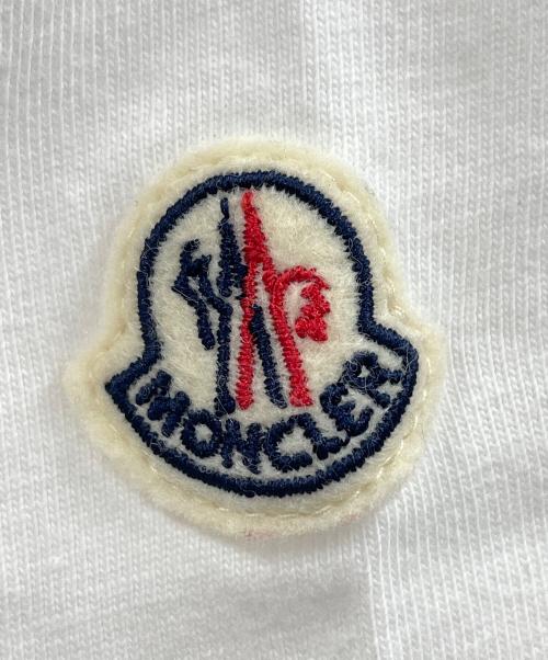 MONCLER（モンクレール）MONCLER (モンクレール) 半袖Tシャツ スクリーンプリントレタリング ホワイト サイズ:XLの古着・服飾アイテム