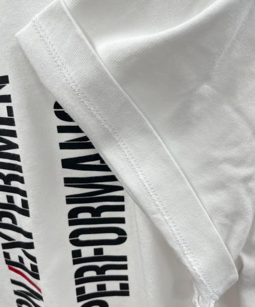 MONCLER（モンクレール）MONCLER (モンクレール) 半袖Tシャツ スクリーンプリントレタリング ホワイト サイズ:XLの古着・服飾アイテム