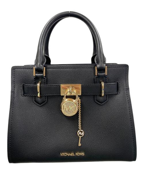 MICHAEL KORS（マイケルコース）MICHAEL KORS (マイケルコース) 2WAYバッグ ハンドバッグ ショルダーバッグ ハミルトン サッチェル スモール ブラック サイズ:実寸サイズにてご確認下さい。の古着・服飾アイテム