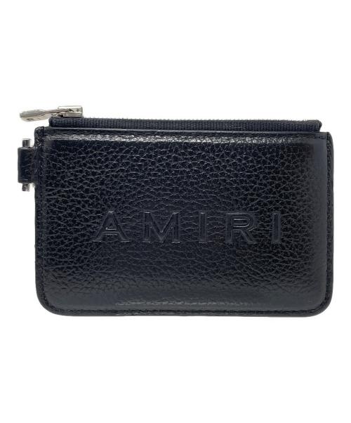 AMIRI（アミリ）AMIRI (アミリ) コインケース PEBBLED W/LOGO CHAIN WALLET（ペブルド ウィズ ロゴ チェーン ウォレット） ブラック サイズ:実寸サイズにてご確認ください。の古着・服飾アイテム