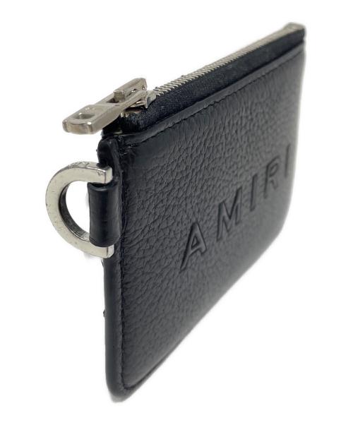 AMIRI（アミリ）AMIRI (アミリ) コインケース PEBBLED W/LOGO CHAIN WALLET（ペブルド ウィズ ロゴ チェーン ウォレット） ブラック サイズ:実寸サイズにてご確認ください。の古着・服飾アイテム