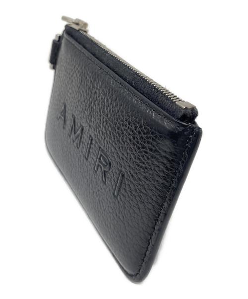 AMIRI（アミリ）AMIRI (アミリ) コインケース PEBBLED W/LOGO CHAIN WALLET（ペブルド ウィズ ロゴ チェーン ウォレット） ブラック サイズ:実寸サイズにてご確認ください。の古着・服飾アイテム