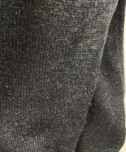 hussein chalayan（フセインチャラヤン）hussein chalayan (フセインチャラヤン) ニット ブラック サイズ:46の古着・服飾アイテム