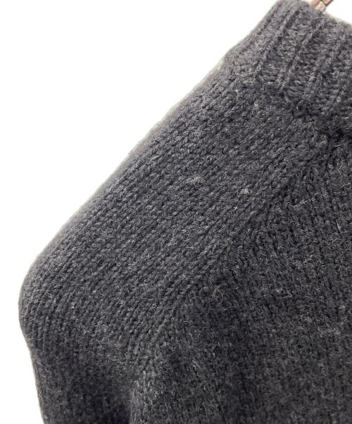 hussein chalayan（フセインチャラヤン）hussein chalayan (フセインチャラヤン) ニット ブラック サイズ:46の古着・服飾アイテム