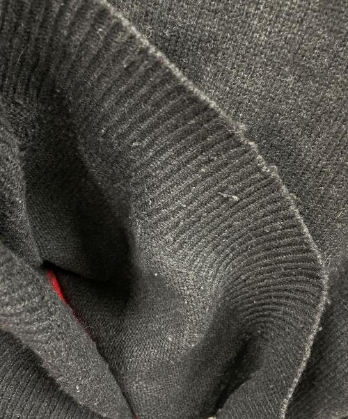 hussein chalayan（フセインチャラヤン）hussein chalayan (フセインチャラヤン) ニット ブラック サイズ:46の古着・服飾アイテム