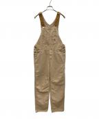 CarHarttカーハート）の古着「BIB OVERALL（ビブ オーバーオール）」｜ベージュ