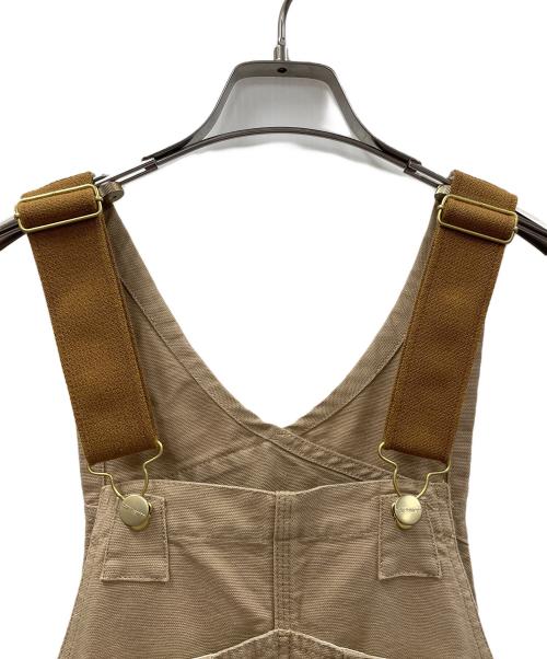 CarHartt（カーハート）CarHartt (カーハート) BIB OVERALL（ビブ オーバーオール） ベージュ サイズ:30×32の古着・服飾アイテム