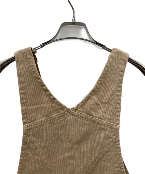 CarHartt（カーハート）CarHartt (カーハート) BIB OVERALL（ビブ オーバーオール） ベージュ サイズ:30×32の古着・服飾アイテム